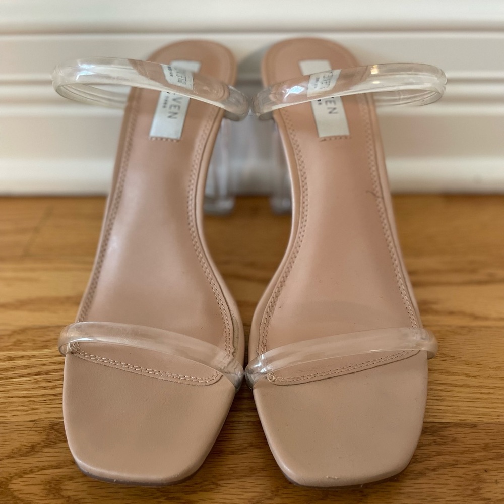Steve Madden Clear Heels
